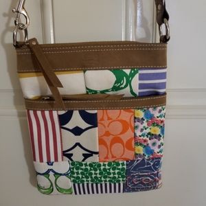 Coach patchwork crossbody purse